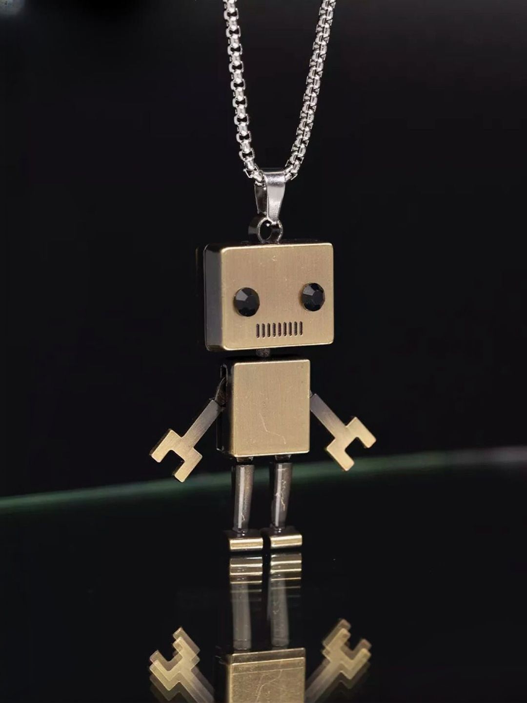 PASU FASHION Silver-Plated Quirky Pendants with Chains-picture-10