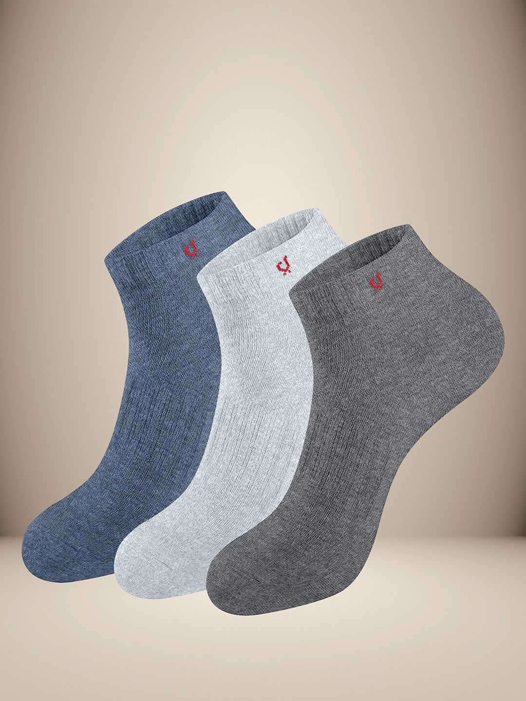 Trendmalls Unisex Pack of 3 Ankle Length Sneaker Socks-picture-6