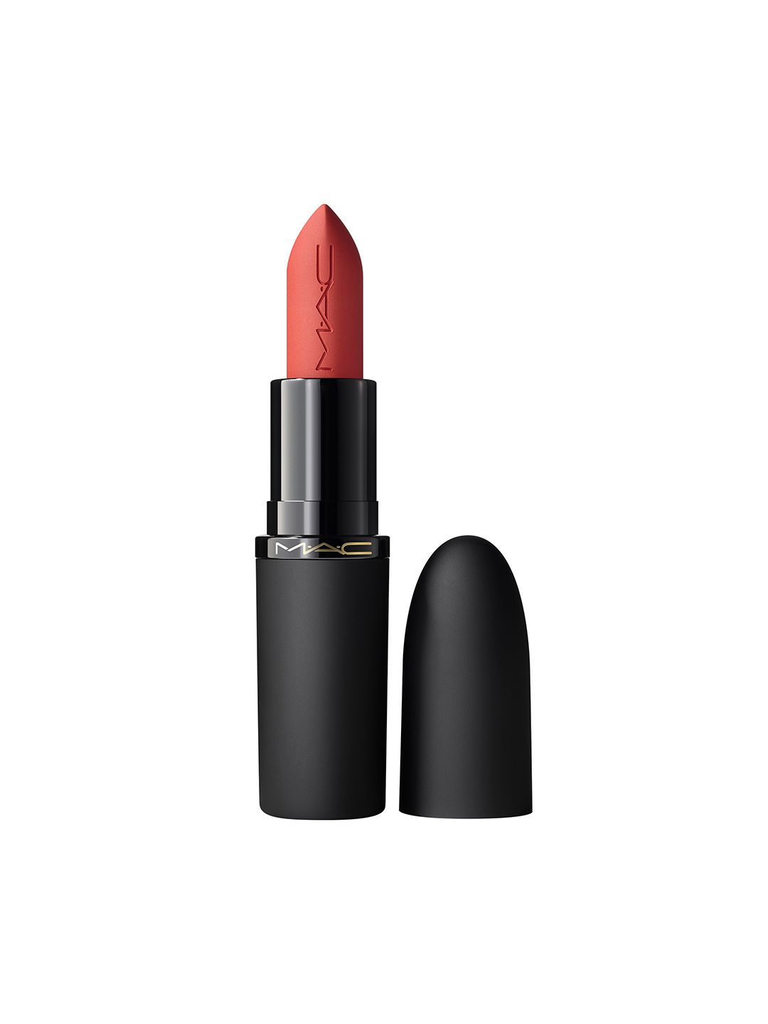M.A.C Powder Kiss Hazy Matte Lipstick - Brick Through-picture-40