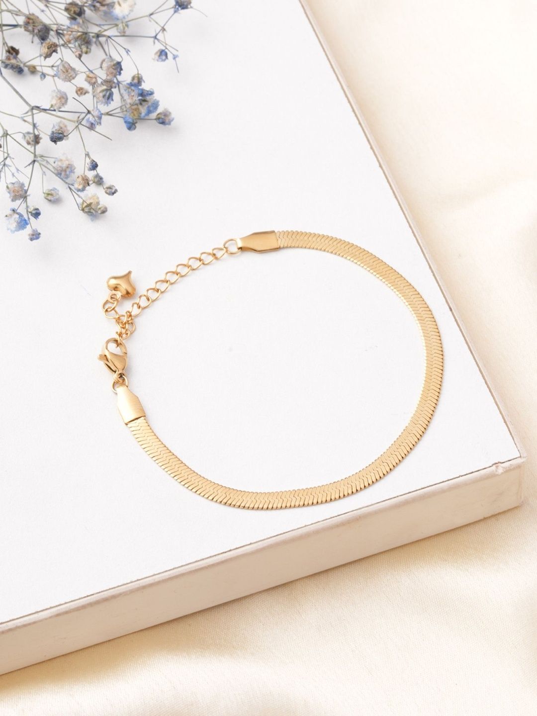 PALMONAS Women Gold-Plated Link Bracelet-picture-22