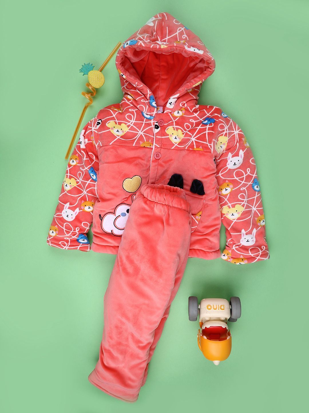 V-Mart Girls Printed Pyjamas-picture-27
