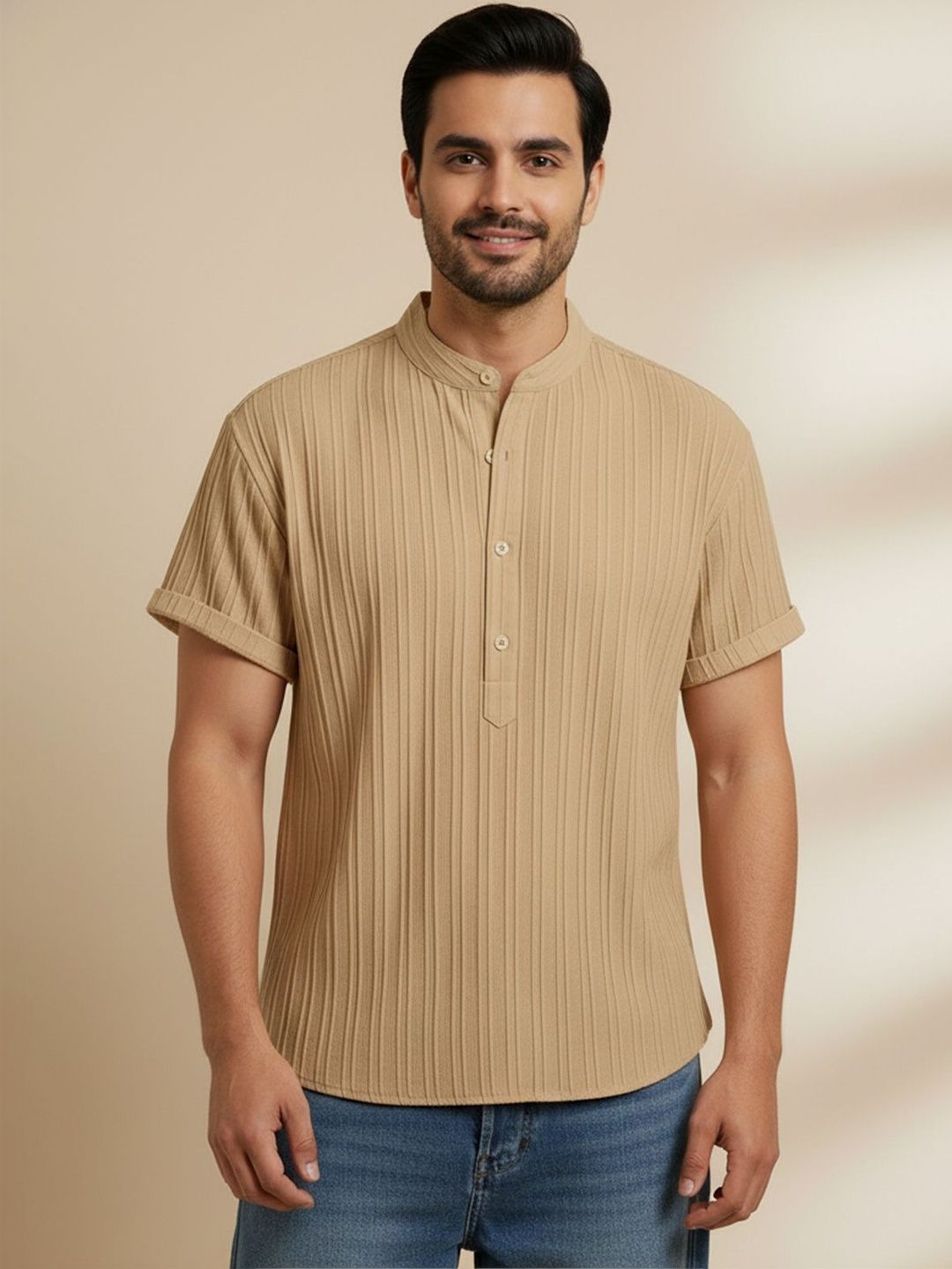 Color Bucket Men Striped Kurta-picture-30