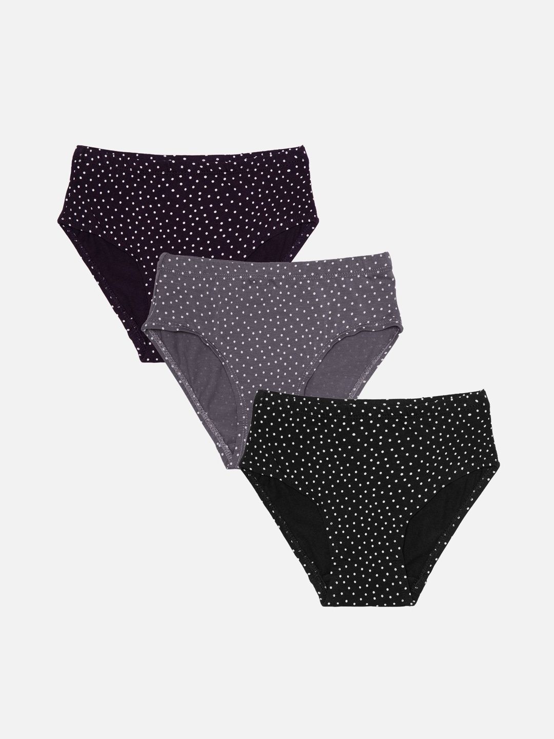 Bodycare Girls Pack Of 3 Printed Basic Briefs-picture-16