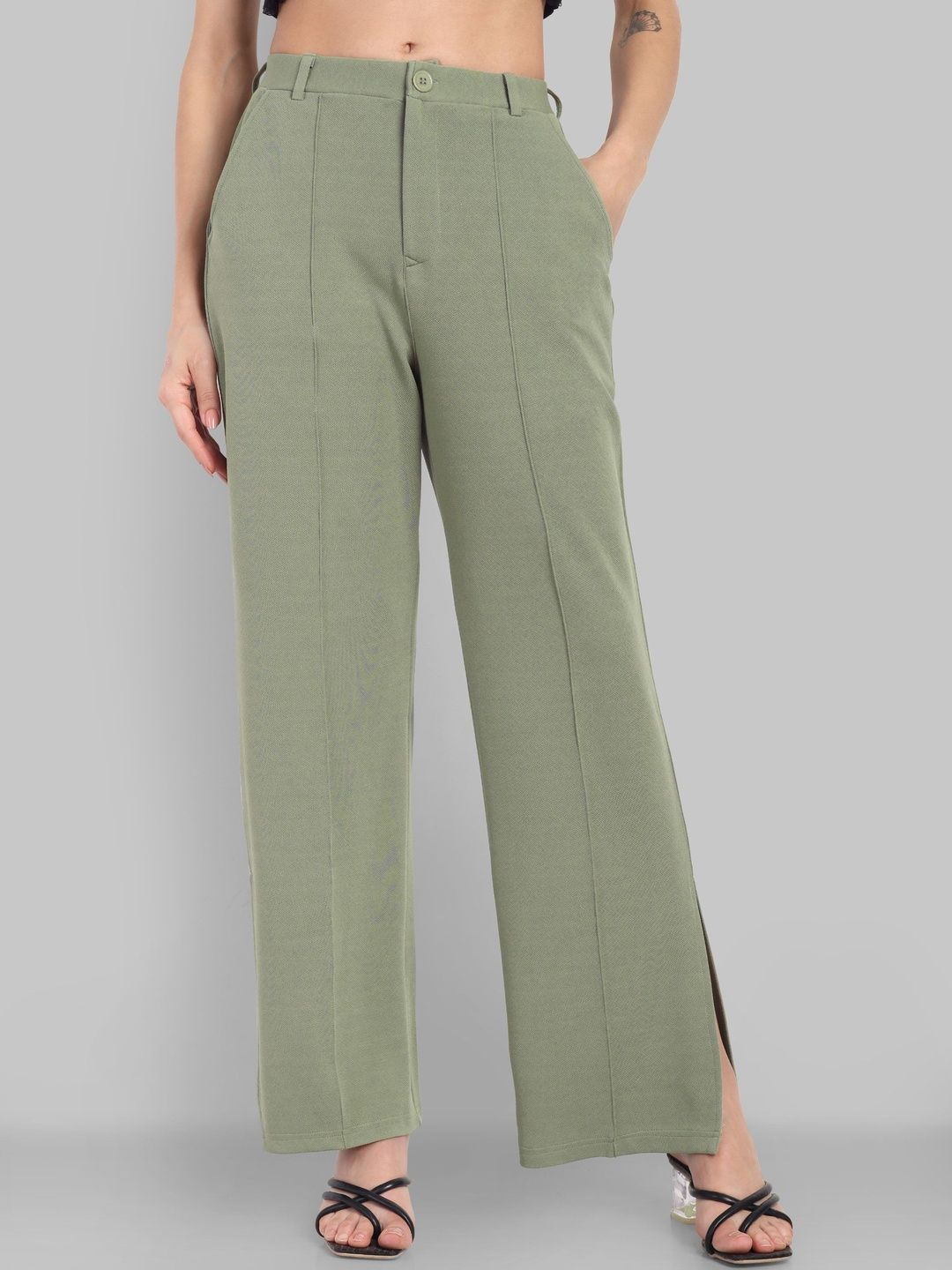 SZN Women Original High-Rise Easy Wash Trousers-picture-40