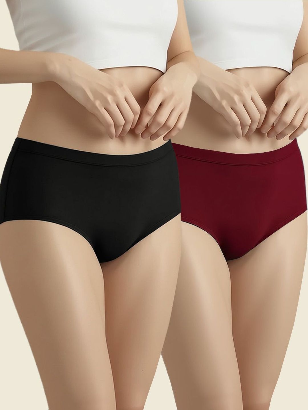 Moda Rapido Pack of 2 Mid-Rise Hipster Briefs-picture-34