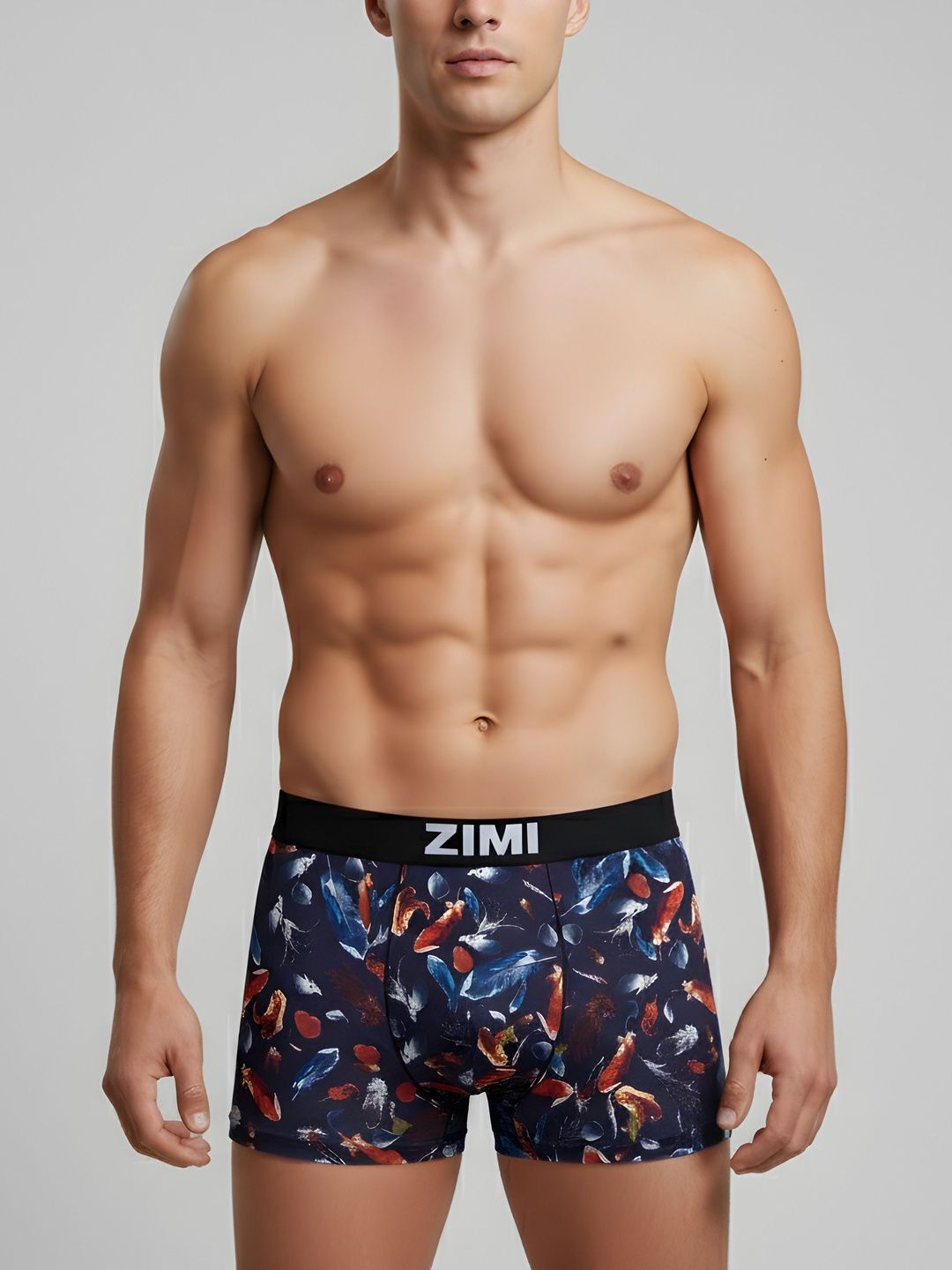 ZIMI LIFESTYLE Printed Mid Rise Trunk-picture-26