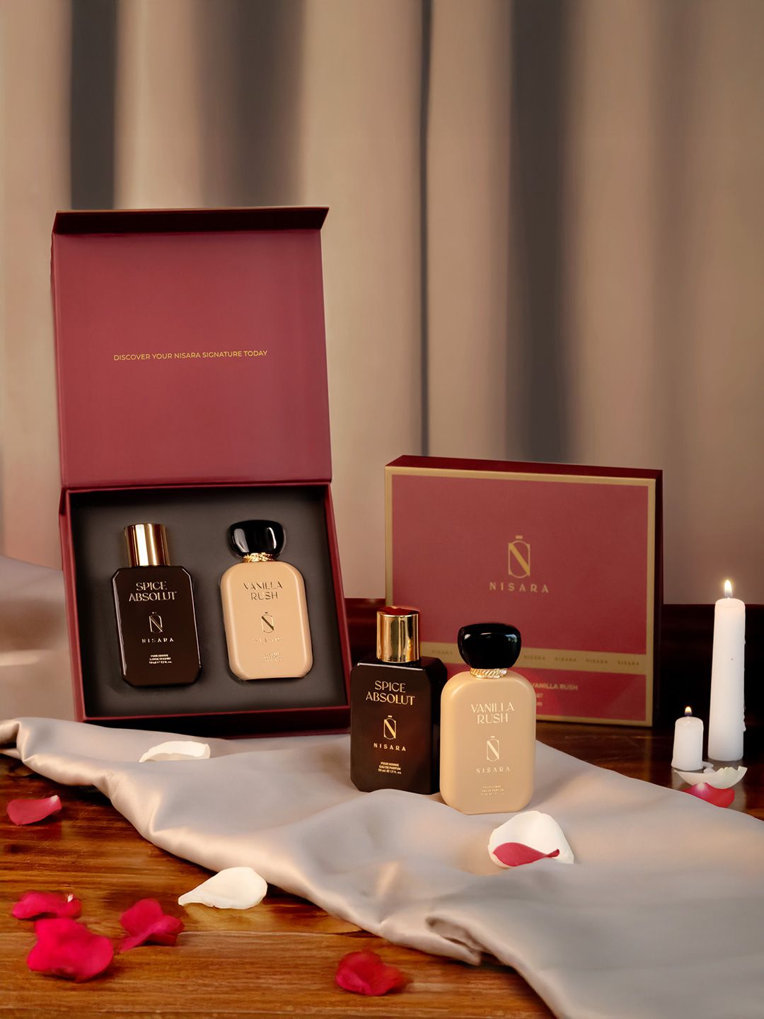 NISARA Him & Her Perfume Gift Set - 50 ml each