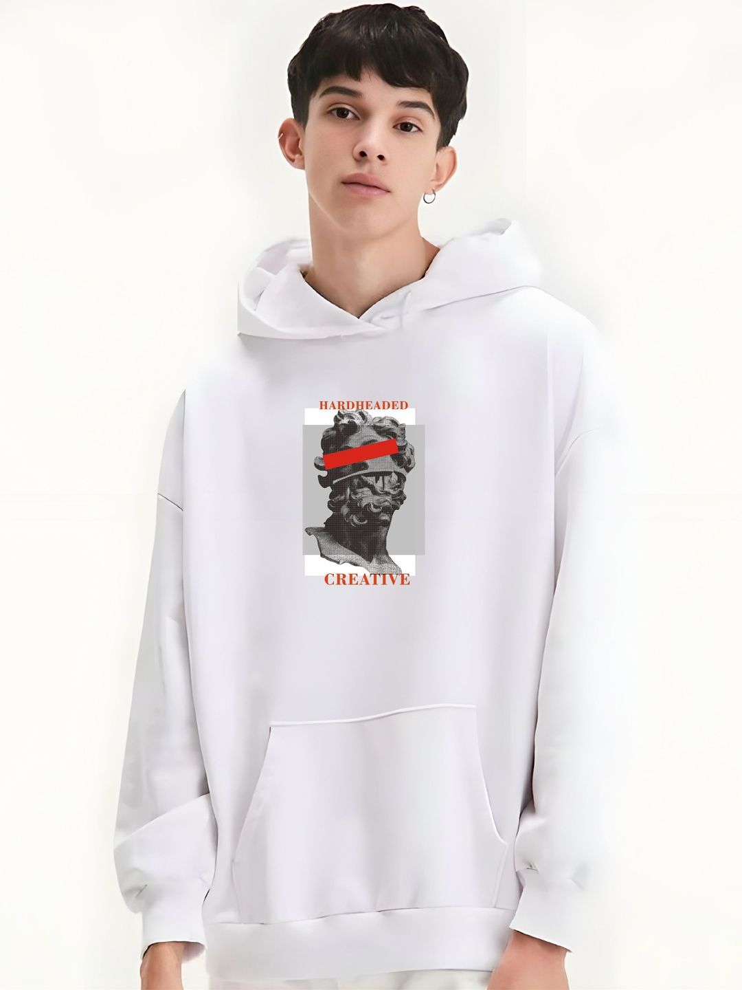 Stitchmeashirt Men Hard Headed Printed Long Sleeve Hooded Sweatshirt-picture-32