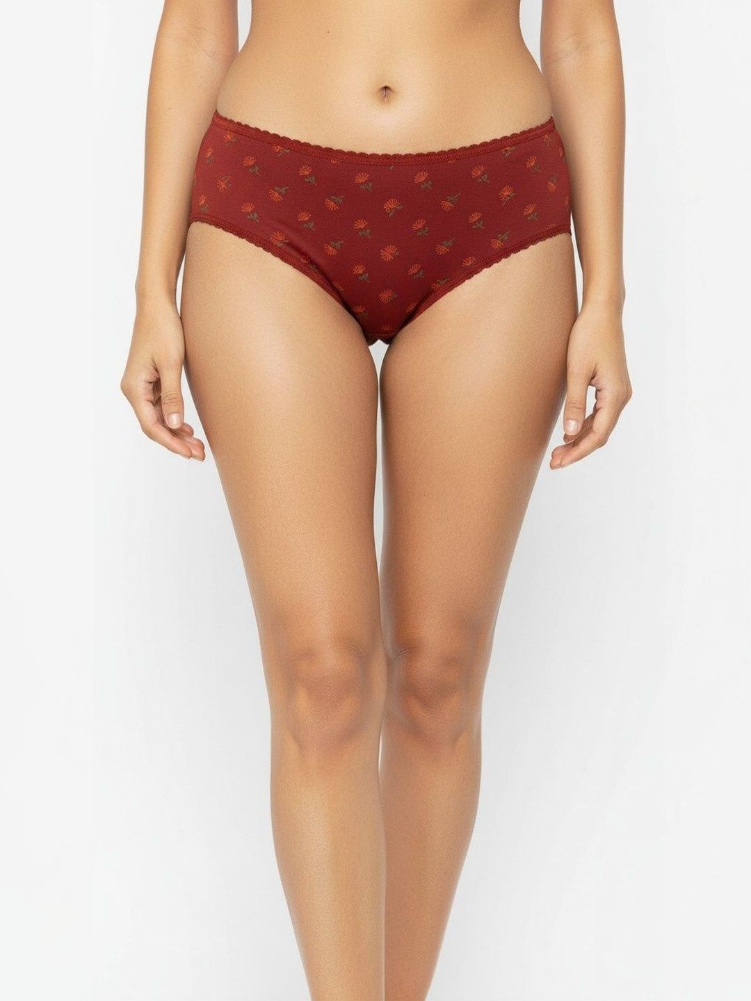 Moda Rapido Printed Pure Cotton Anti-Bacterial Mid-Rise Hipster Briefs-image-44