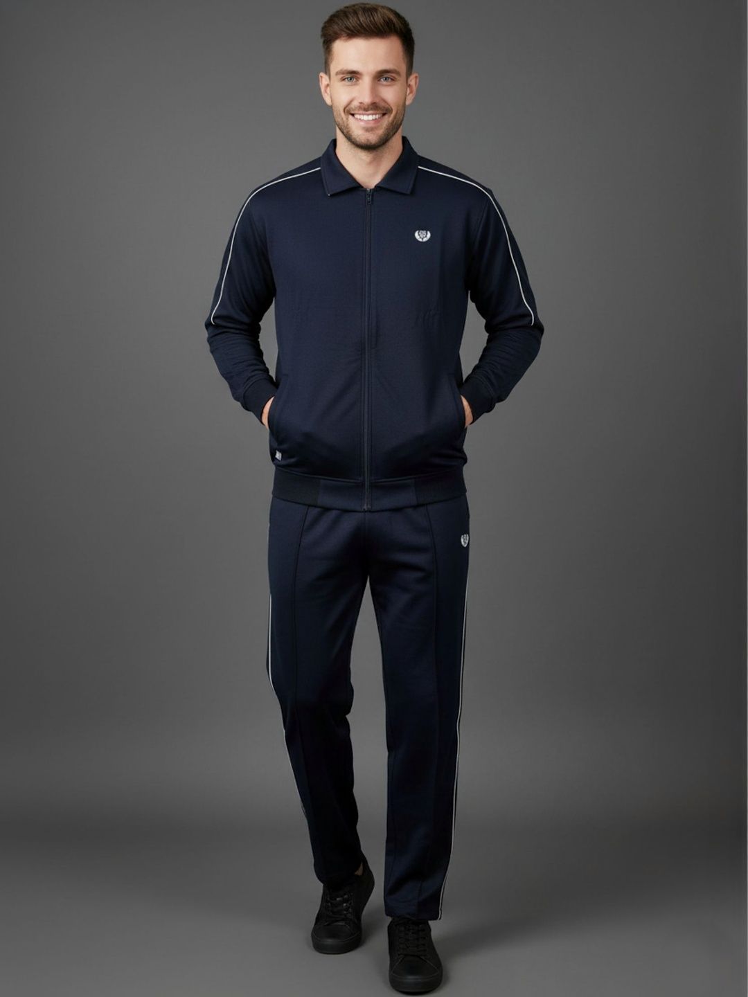 SANDPIPER Striped Polo Collar Tracksuit-picture-21