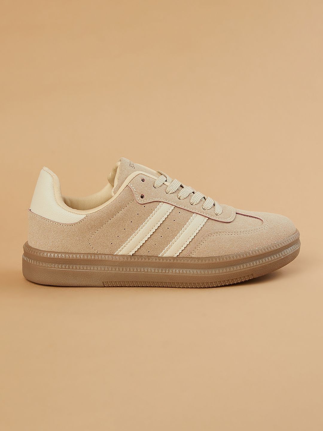 Ginger by Lifestyle Women Striped PU Sneakers-picture-29