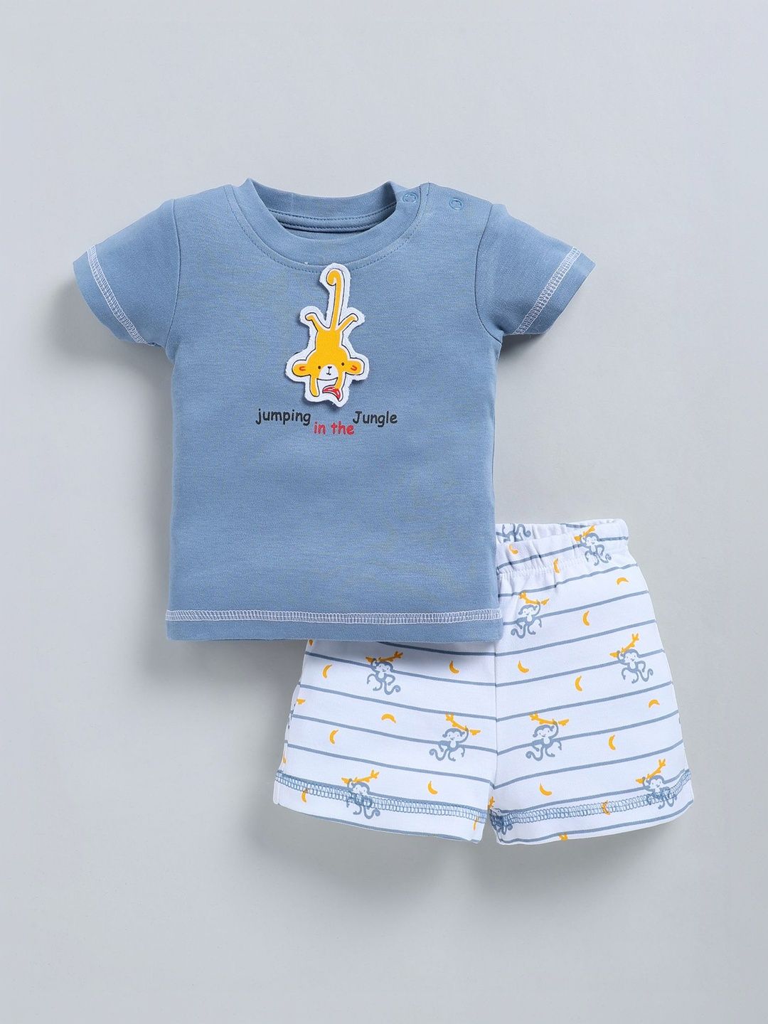 Smart Baby Boys Printed T-shirt with Shorts-picture-40