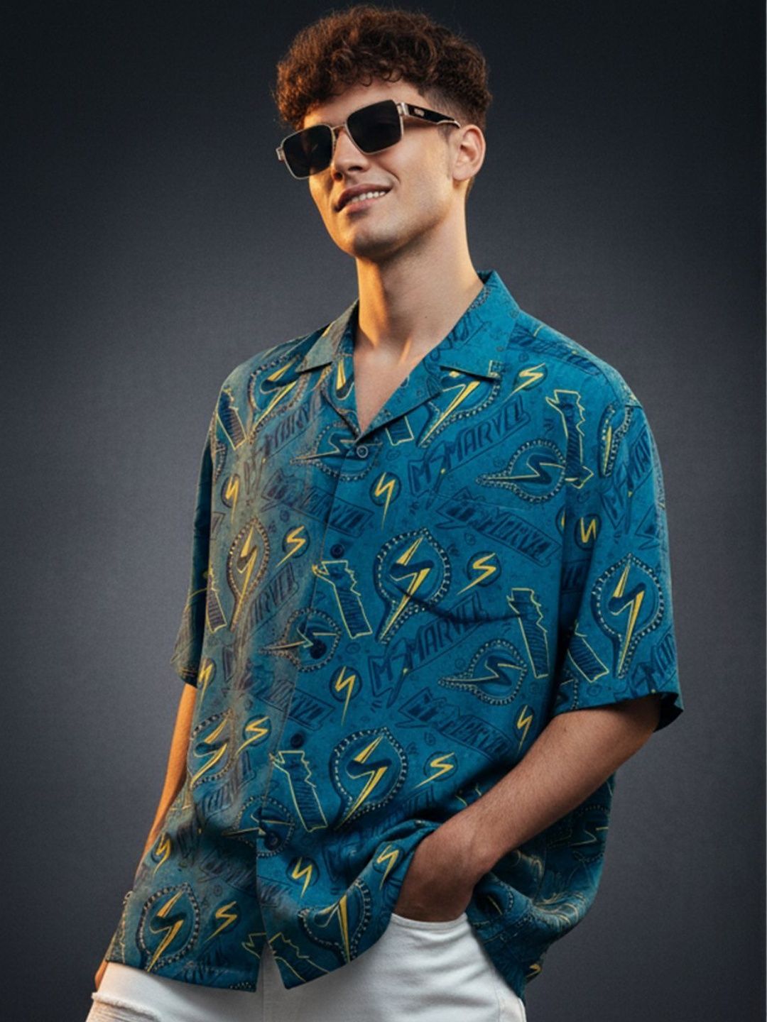 VEIRDO Men Printed Casual Shirt-picture-18