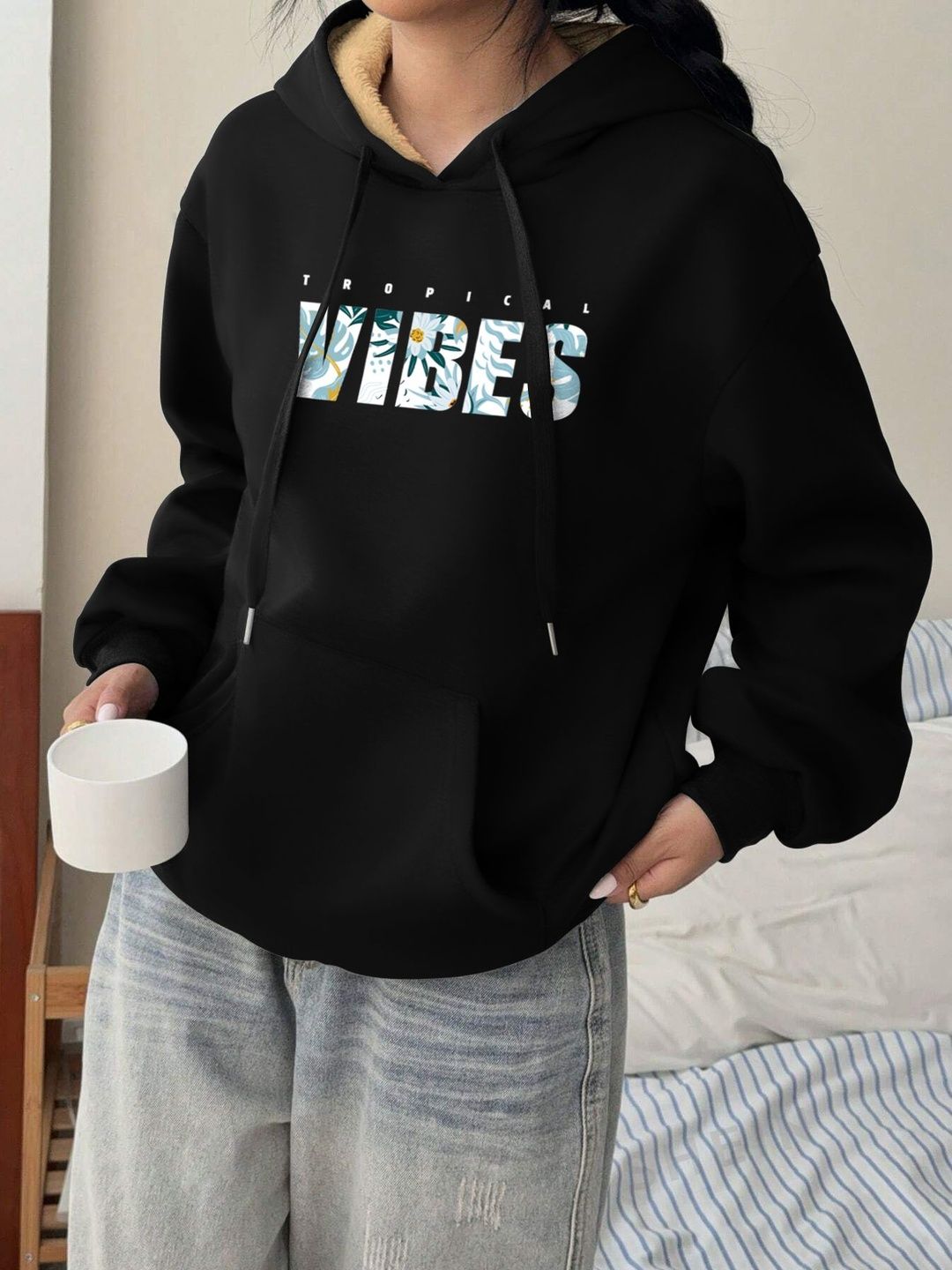 TOGS & TERRE Women Printed Hooded Sweatshirt-picture-36