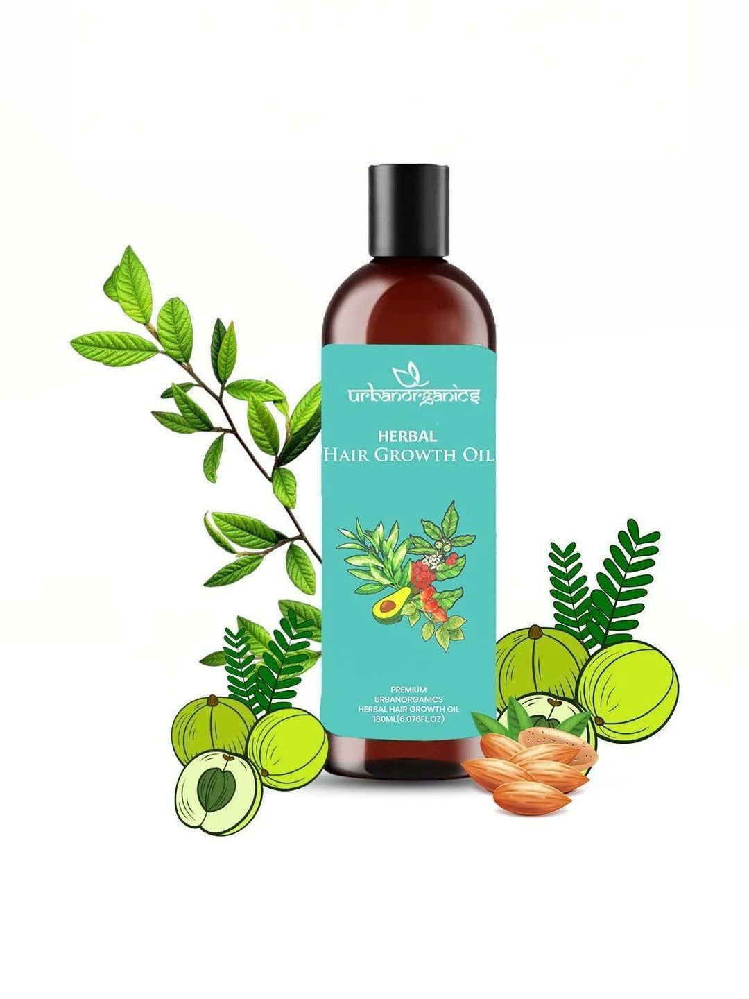 Urbanorganics Herbal Hair Growth Oil - 180 ml-picture-17