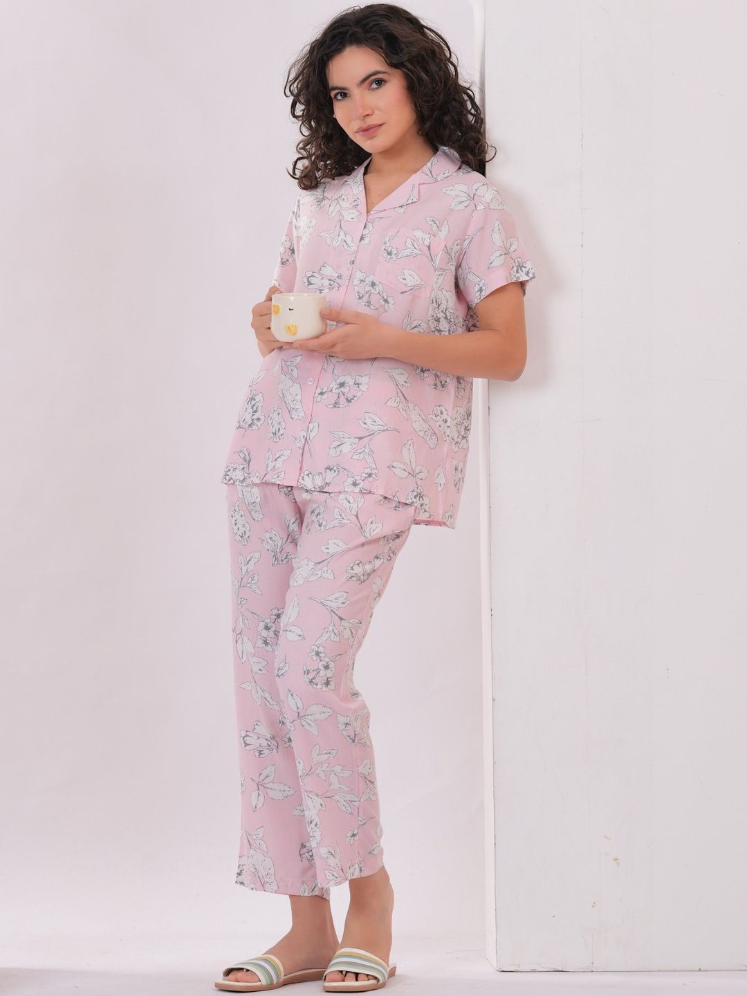 Light Daisy Women Printed Night suit-picture-10