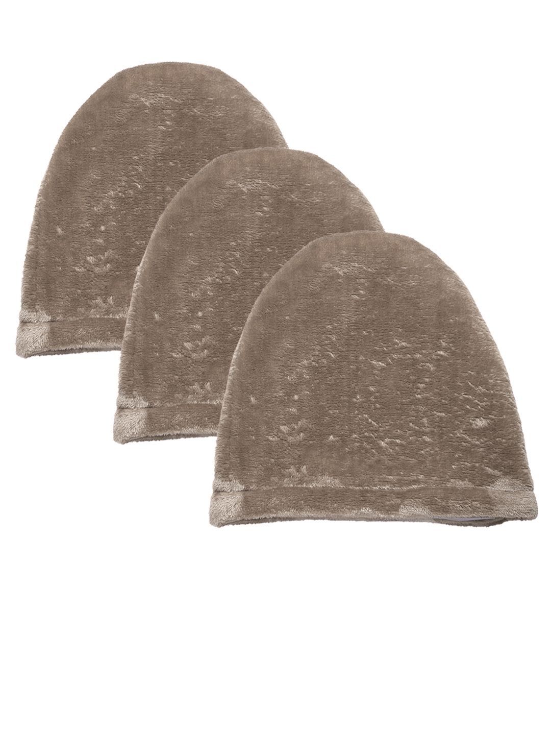 KLOTTHE Girls Pack Of 3 Woolen Beanie Caps-picture-39