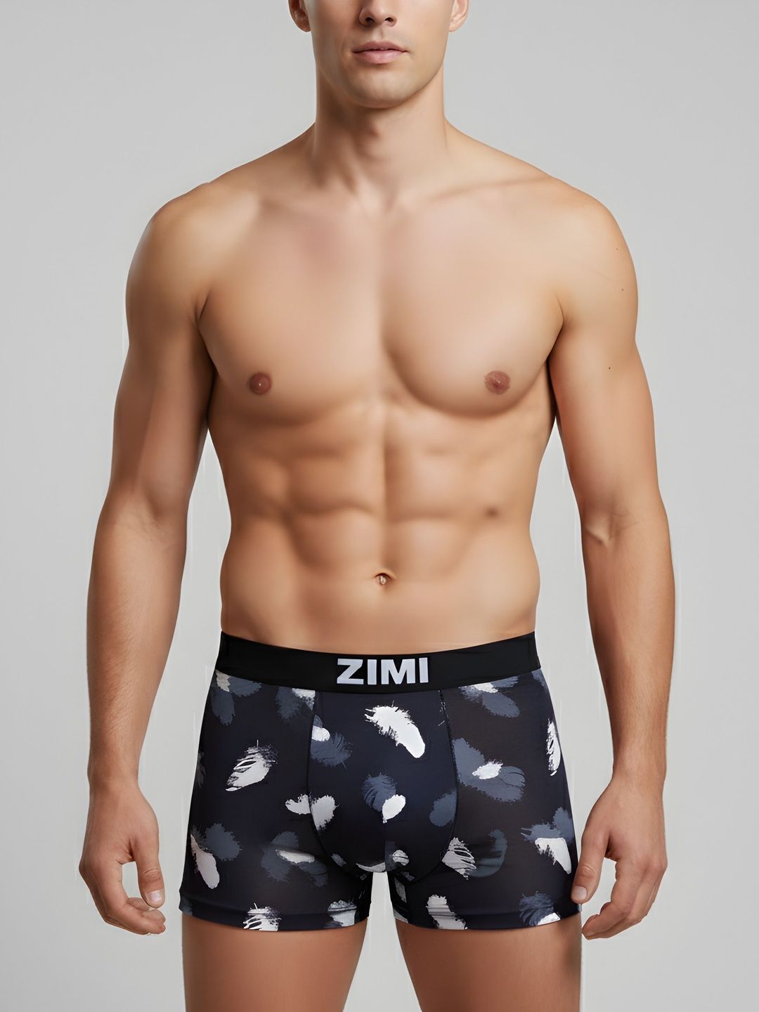 ZIMI LIFESTYLE Printed Mid Rise Trunk-picture-11