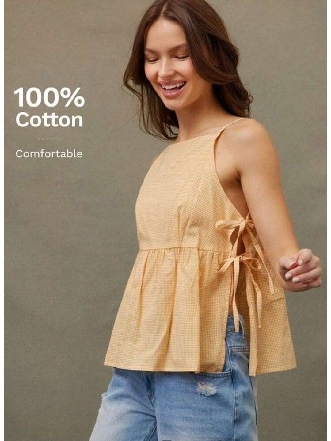 Burgstudio9 Checked Cotton Top-picture-29