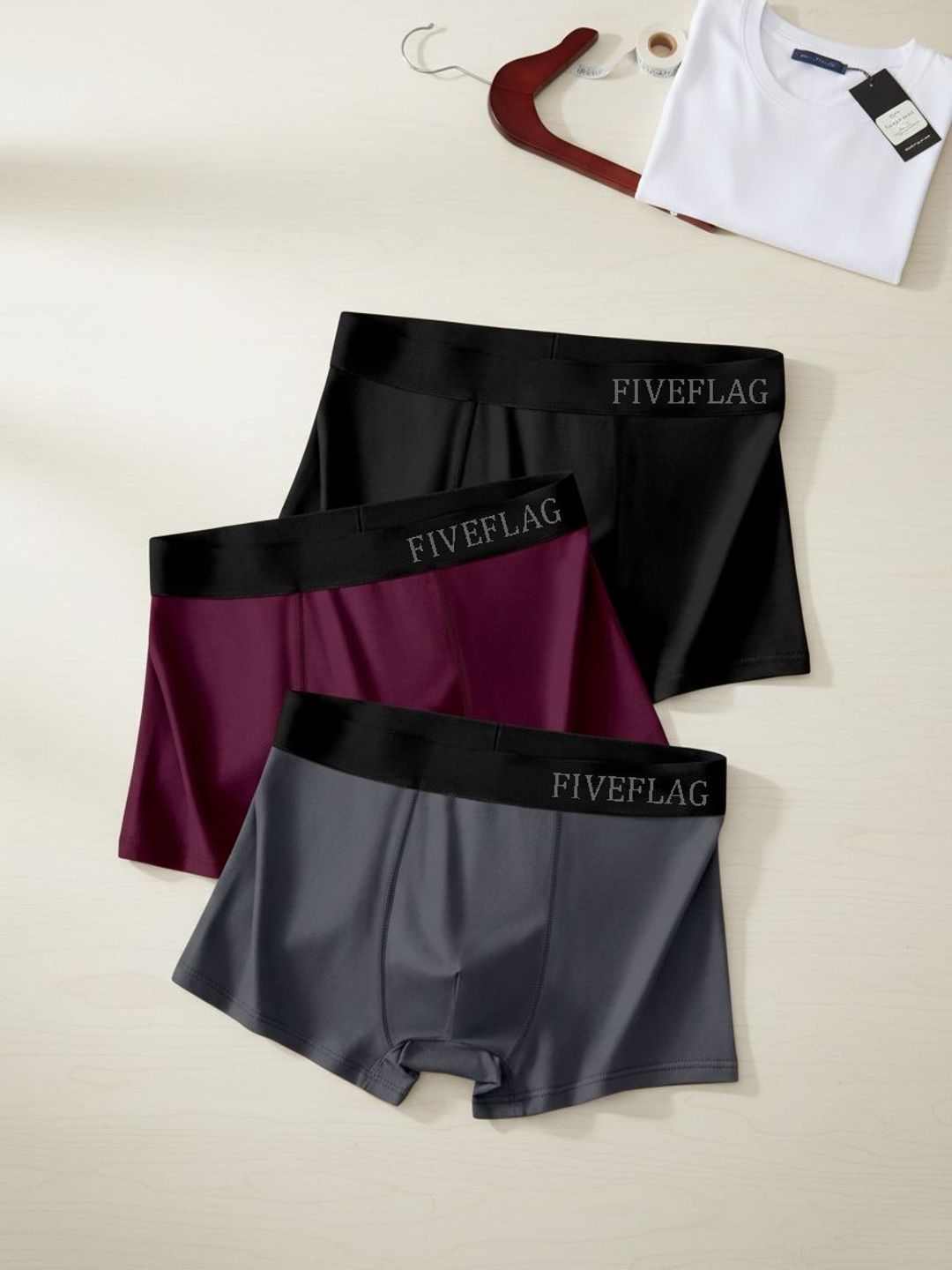 FiveFlag Pack of 3 Mid Rise Long Trunk-picture-27