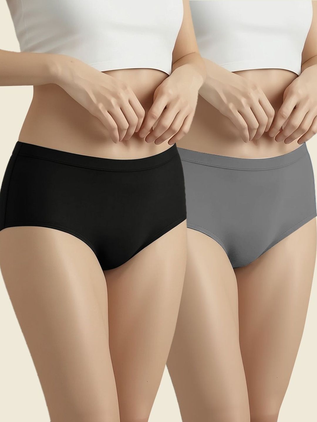 Moda Rapido Pack of 2 Mid-Rise Hipster Briefs-picture-29