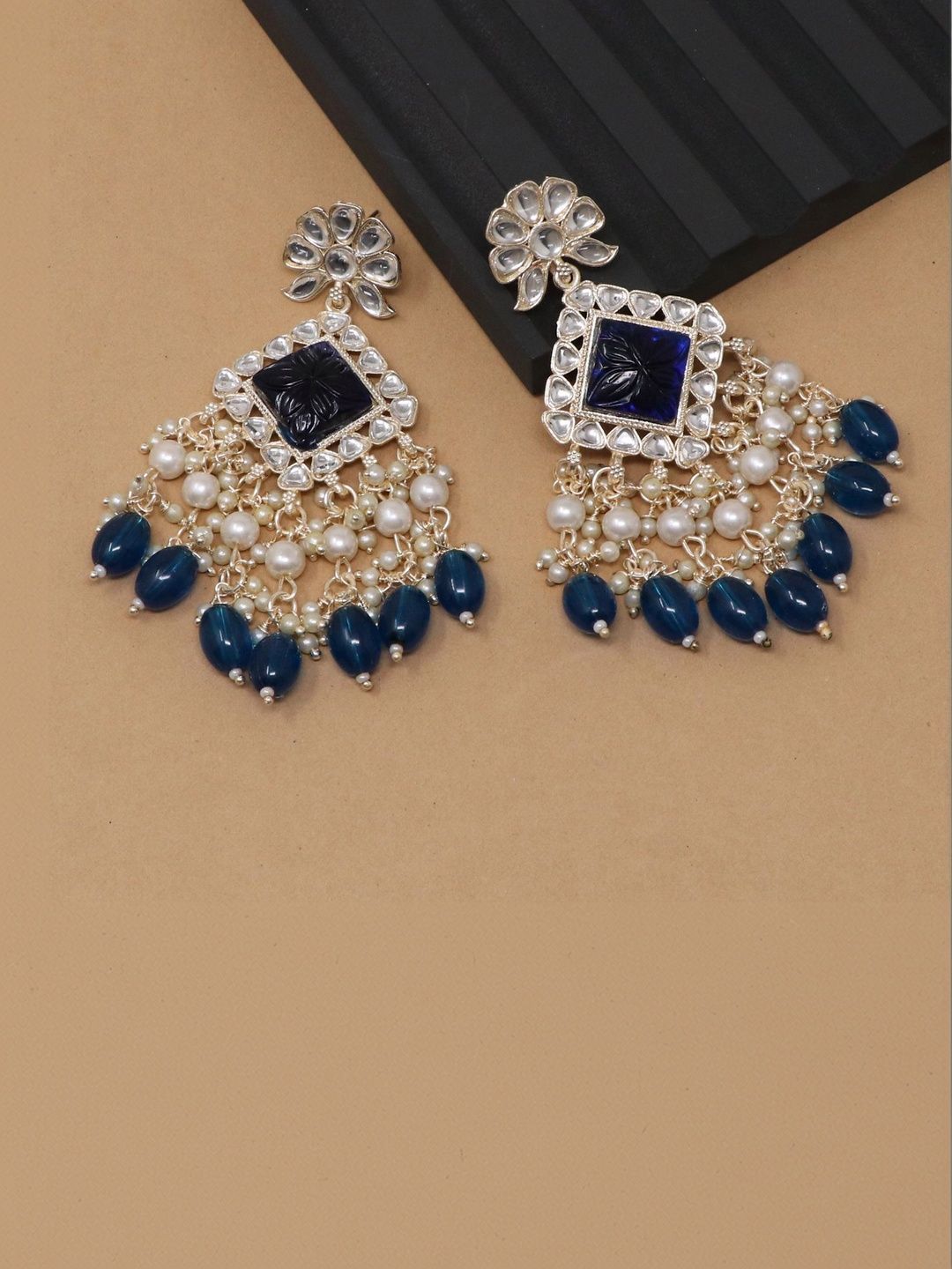 SHREYA FASHION Geometric Drop Earrings-picture-18