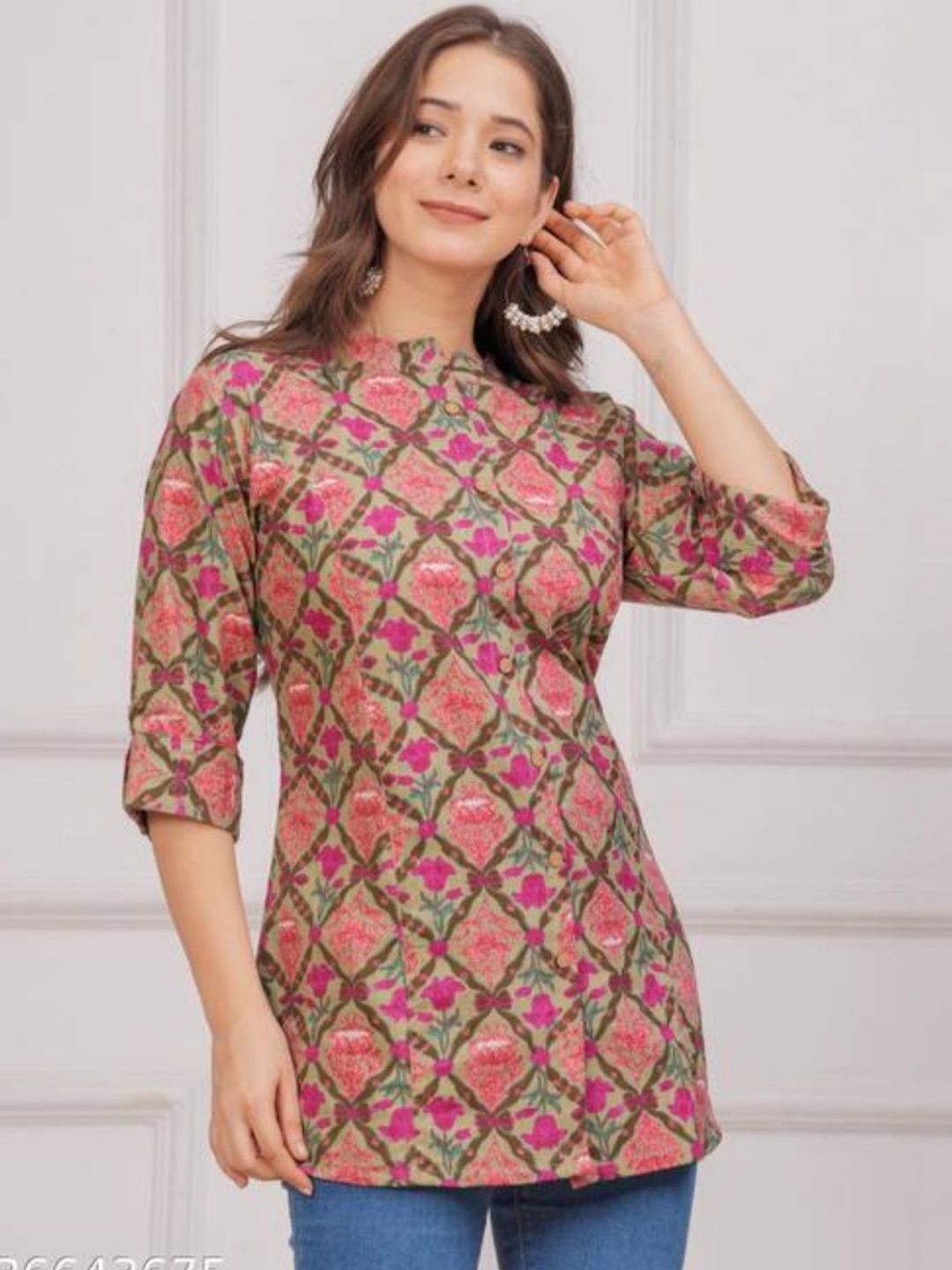 MF ERA Ethnic Motifs Printed Pure Cotton Kurti-picture-10