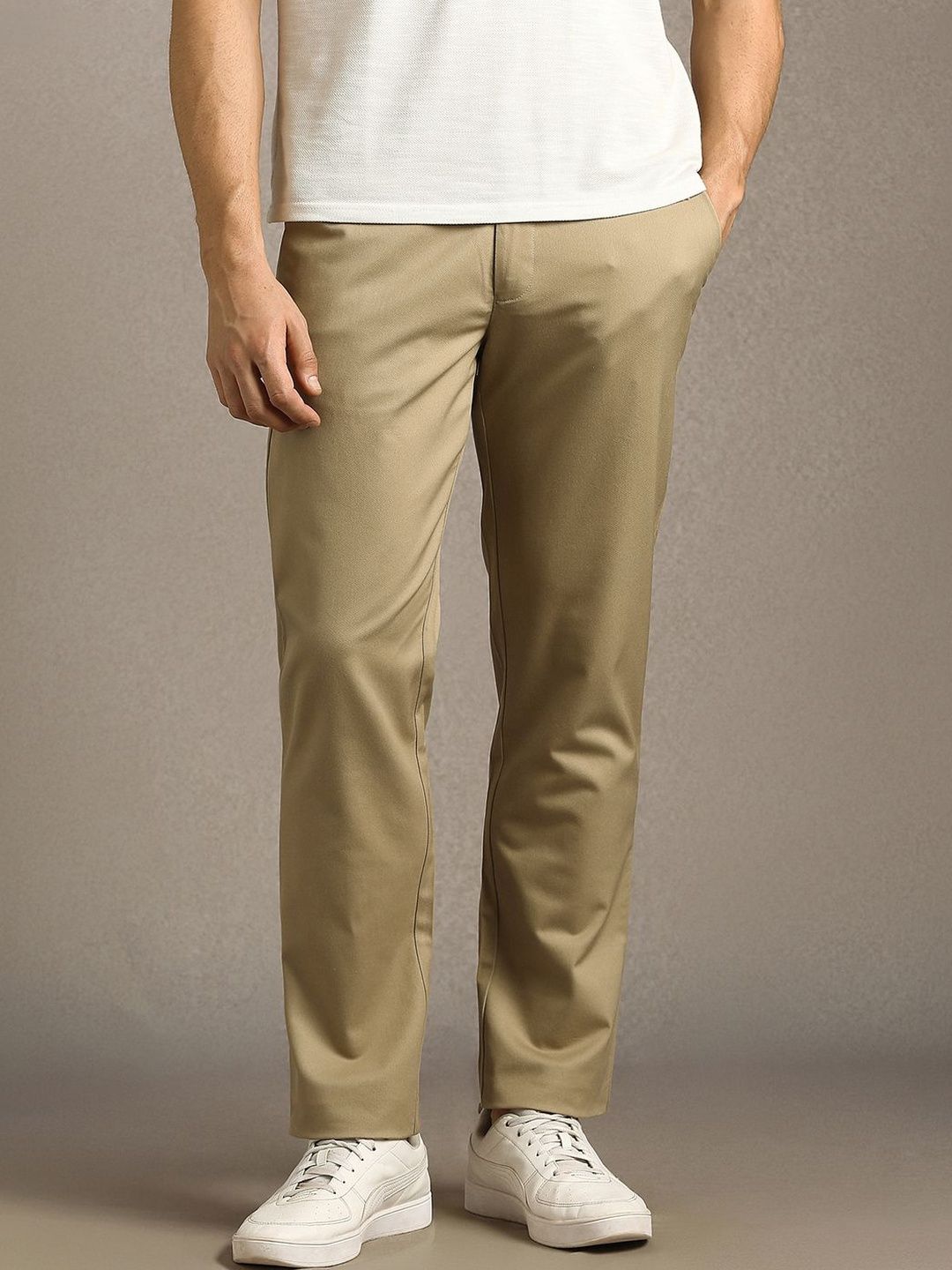 Louis Philippe Men Slim Fit Trousers-picture-49