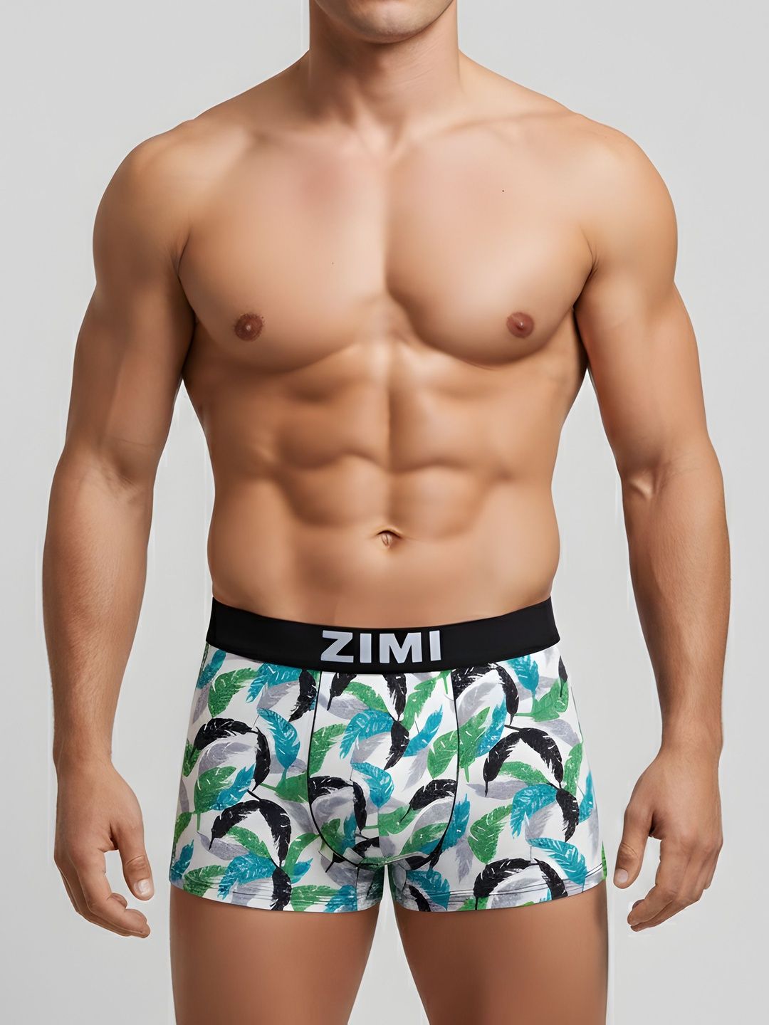 ZIMI LIFESTYLE Printed Mid Rise Trunk-picture-27