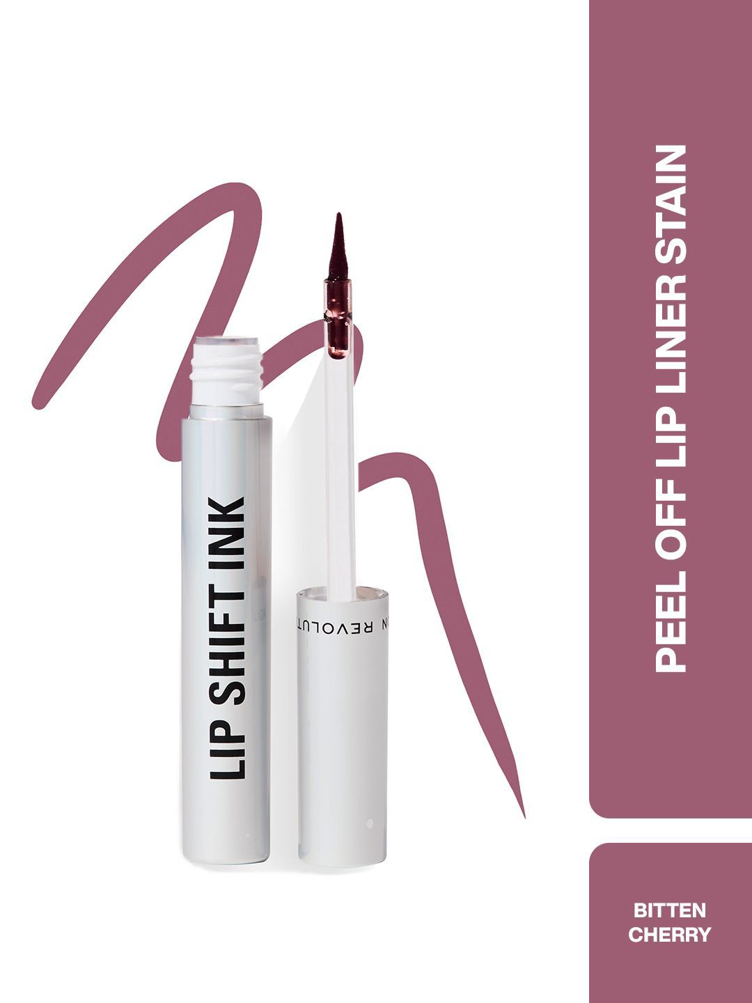 Makeup Revolution London Lip Shift Ink Peel Off Lipliner Stain - Bitten Cherry-image-22