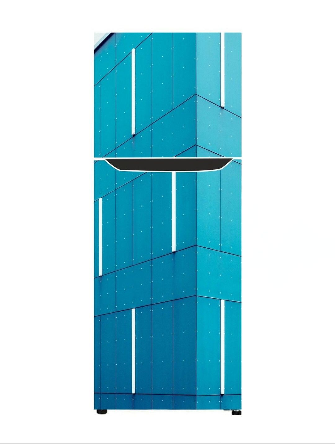 Sai Designs Blue & White Checked Adhesive Fridge Wrap Decorative Sticker-picture-15