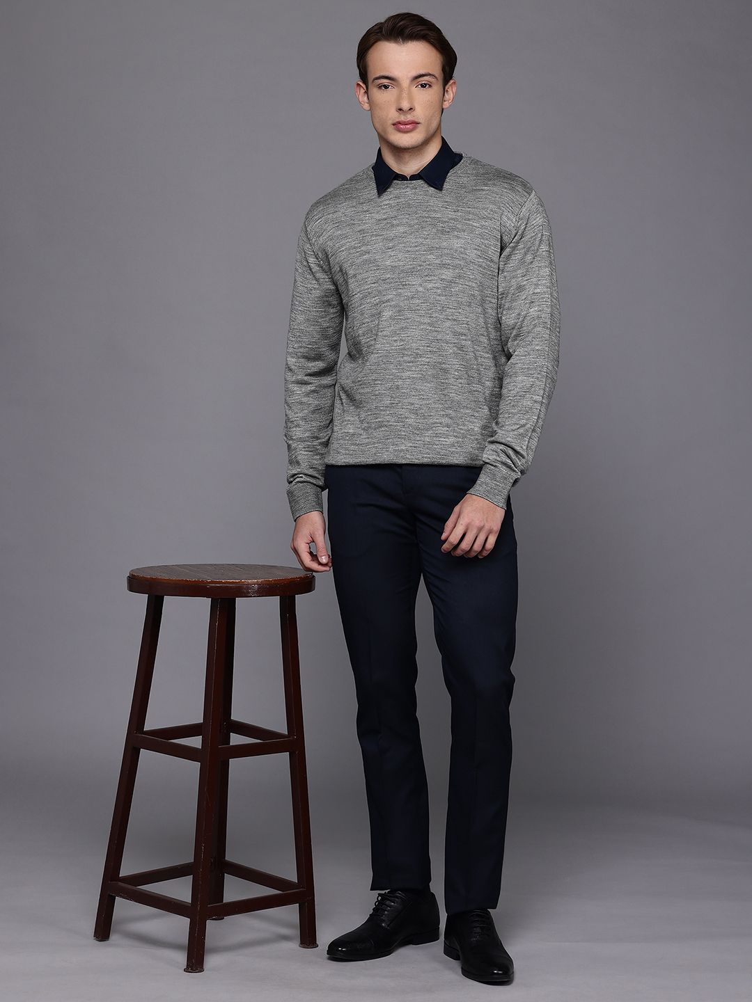 Raymond Round Neck Formal Pullover-picture-22