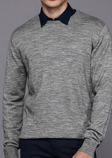 Buy Raymond Round Neck Formal Pullover - Sweaters for Men 37440800 | Myntra