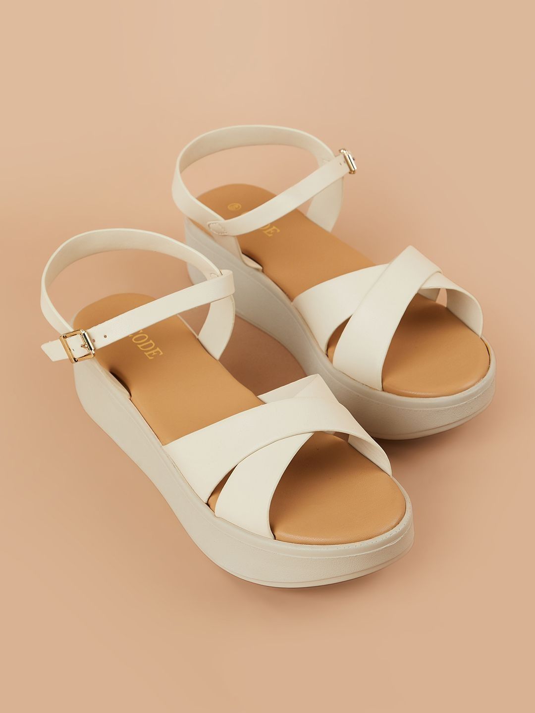 CODE by Lifestyle PU Flatform Sandals-picture-29