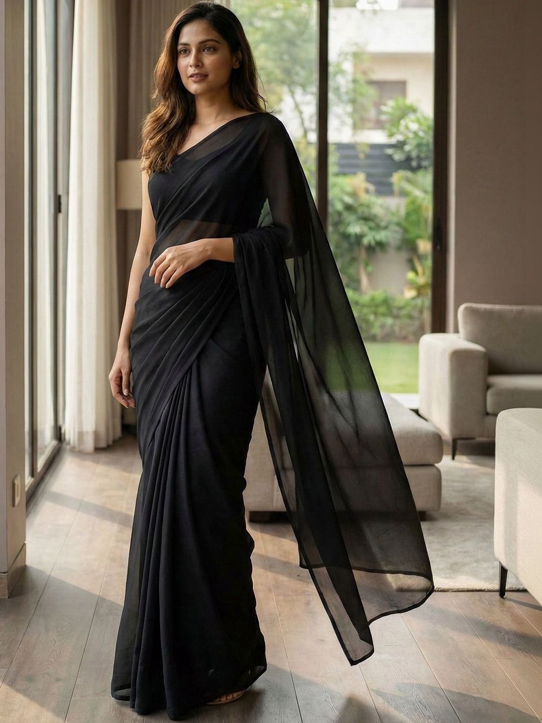 Moda Rapido Poly Georgette Saree-picture-26