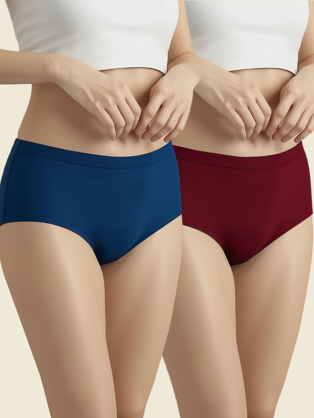 Moda Rapido Pack of 2 Mid-Rise Hipster Briefs-picture-19