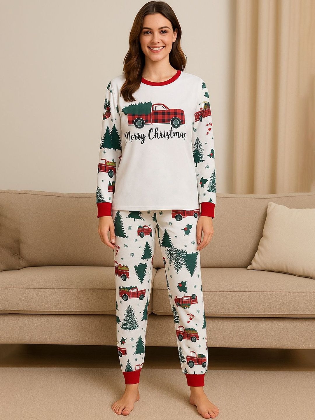 Little Surprise Box LLP Unisex Printed Night suit-image-6