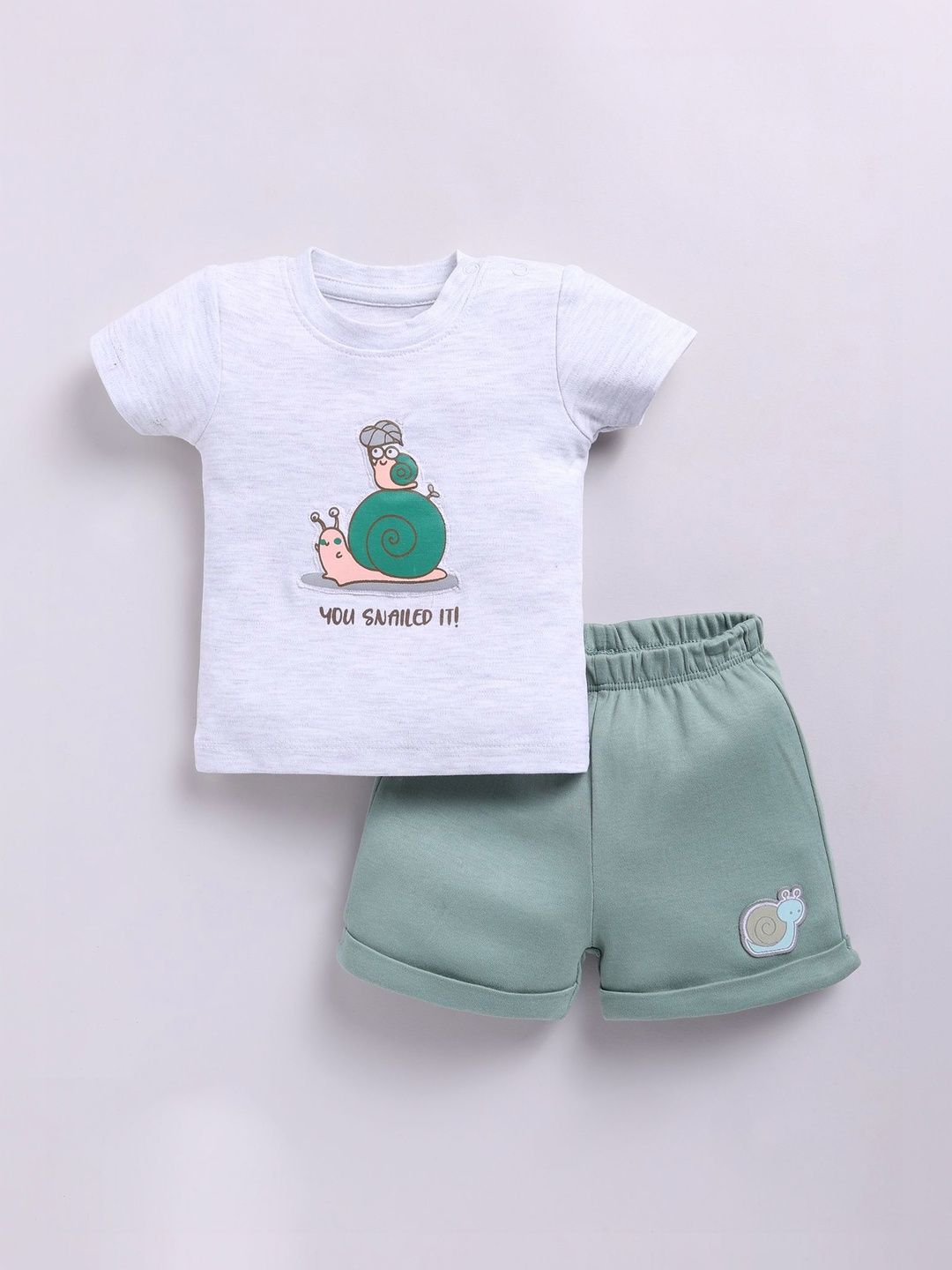 Smart Baby Boys Printed T-shirt with Shorts-picture-17