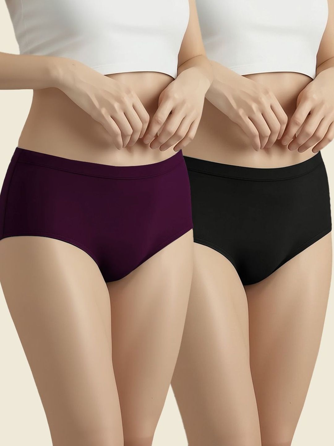 Moda Rapido Pack of 2 Mid-Rise Hipster Briefs-picture-27