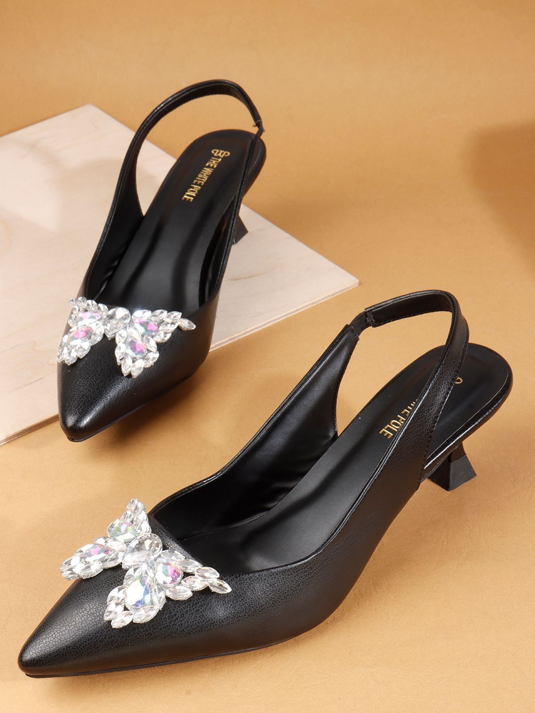 THE WHITE POLE Party Block Pumps-picture-13