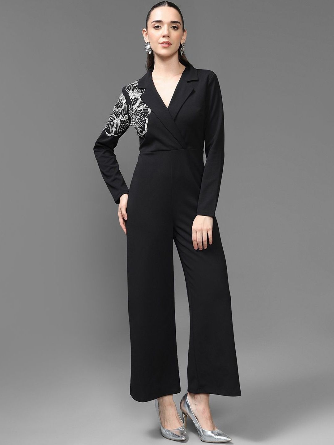 Kazo Basic Jumpsuit with Embellished-image-3
