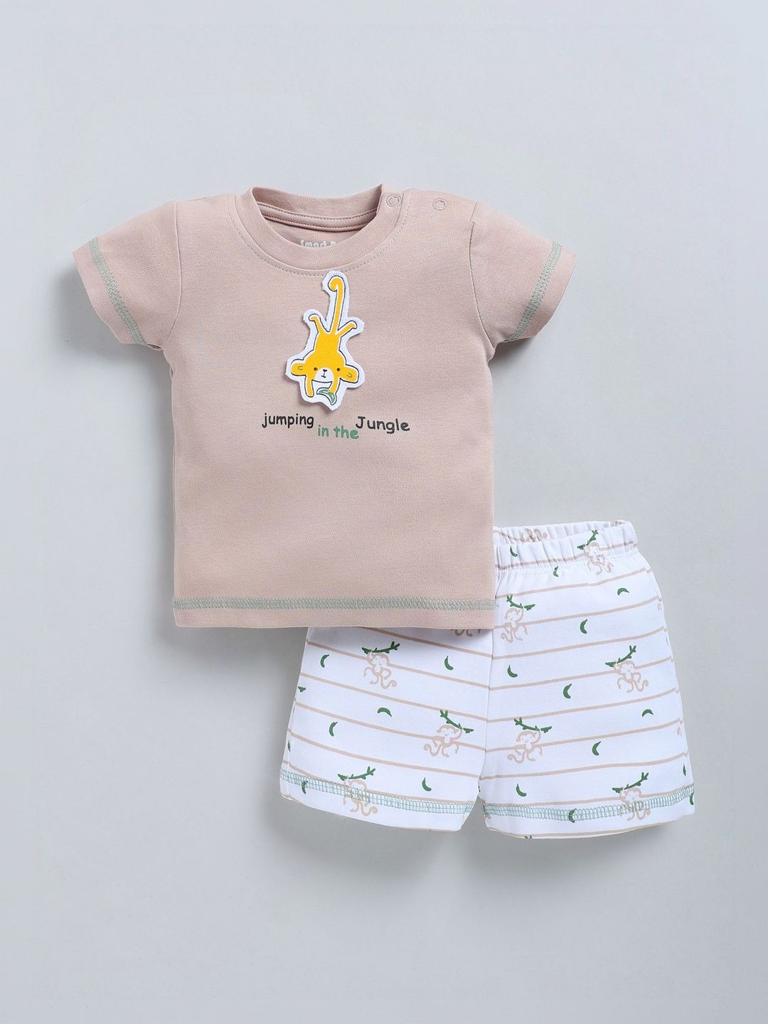 Smart Baby Boys Printed T-shirt with Shorts-picture-14