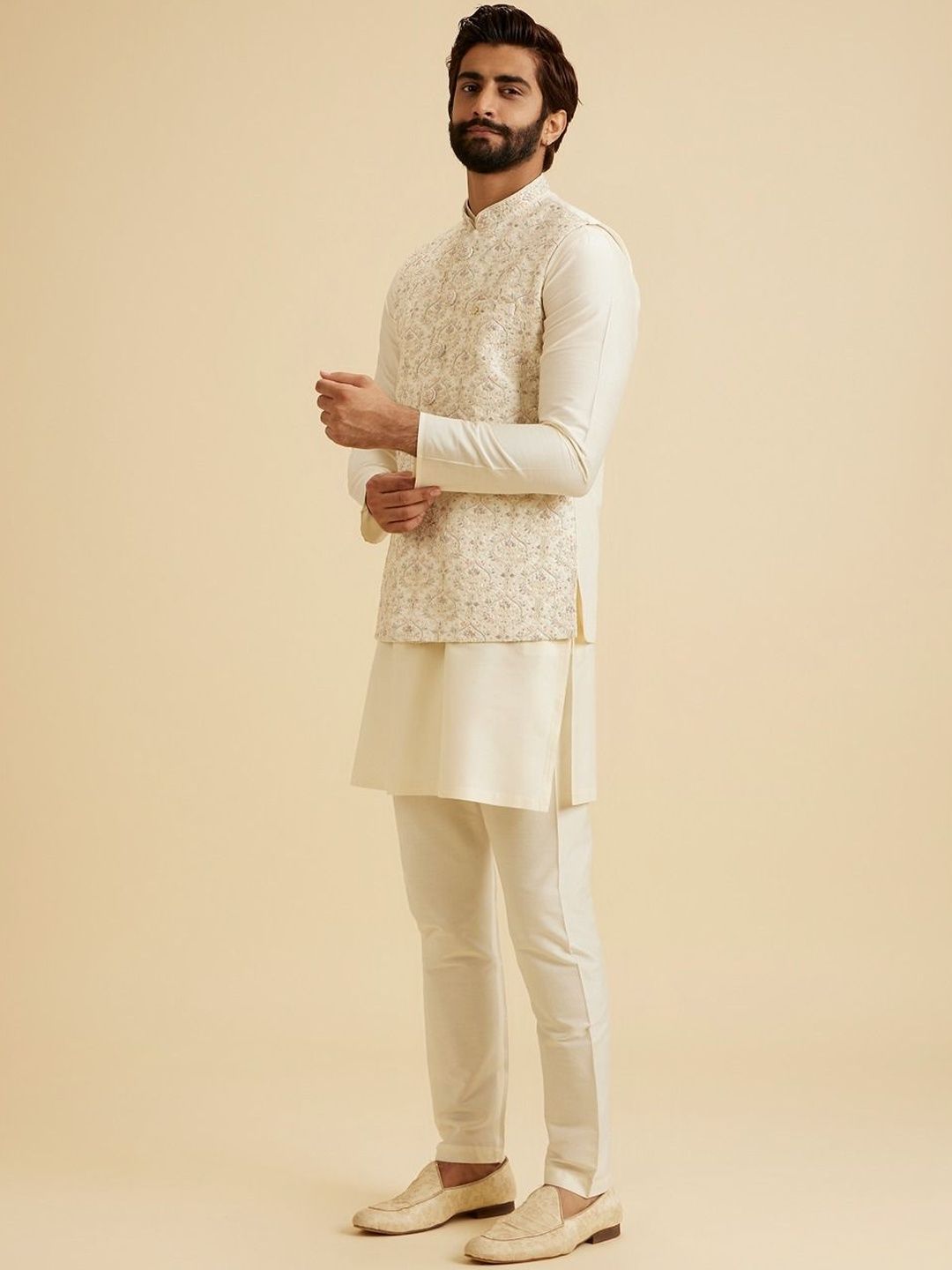 Manyavar Embroidered Nehru Jackets-picture-20