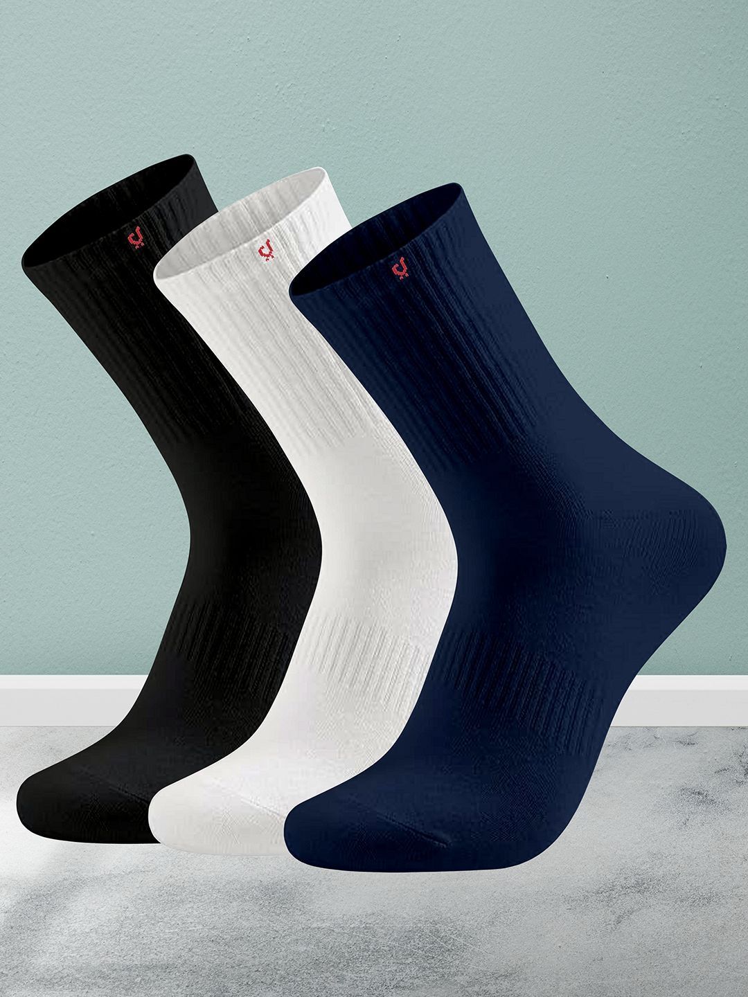 Trendmalls Unisex Pack of 3 Above Ankle Length Athletic Sport Socks-picture-13