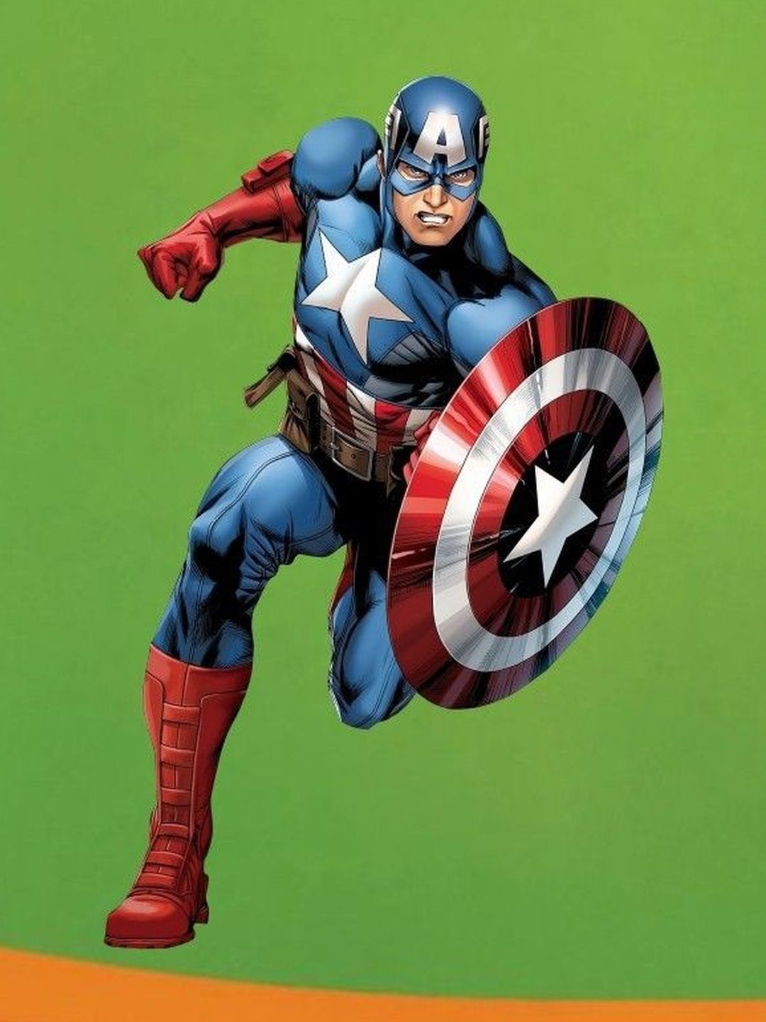 Sai Designs Blue & Red Captain America Wall Sticker-picture-18