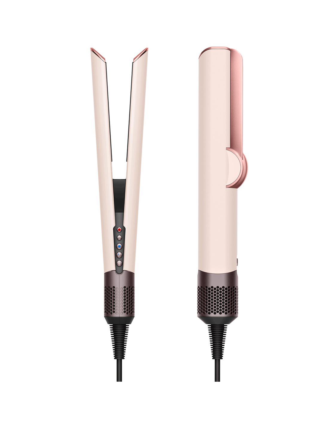 dyson Airstrait Hair Straightener with 3 Heat & 2 Speed Settings - Ceramic Pink/Rose Gold