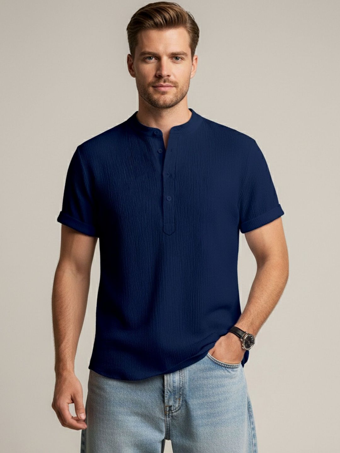 Color Bucket Men Thread Work Kurta-picture-26