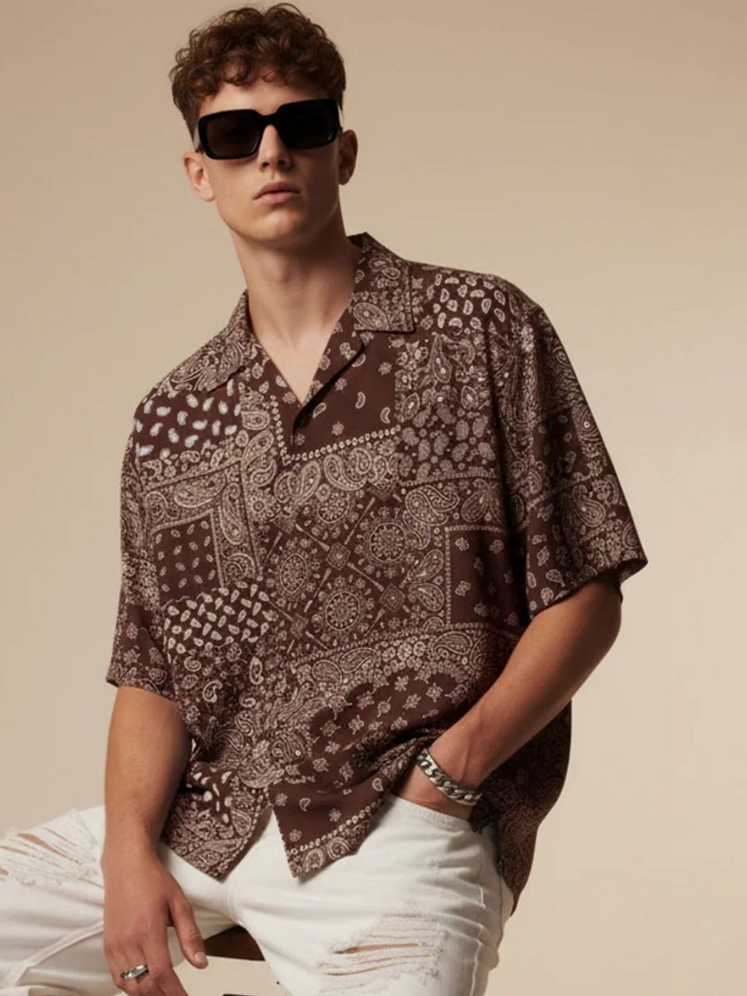 VEIRDO Men Printed Casual Shirt-picture-15