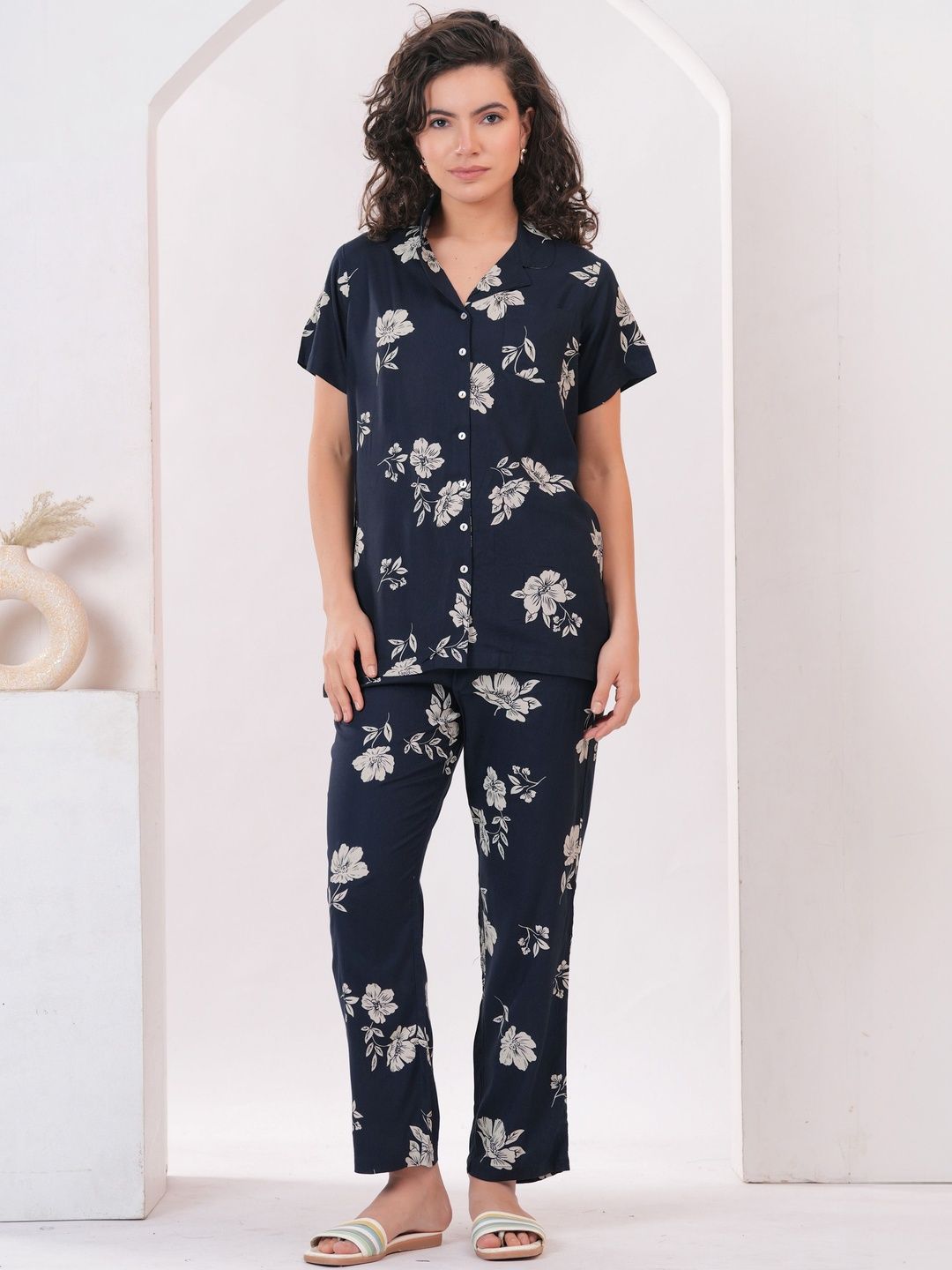 Light Daisy Women Printed Night suit-picture-14