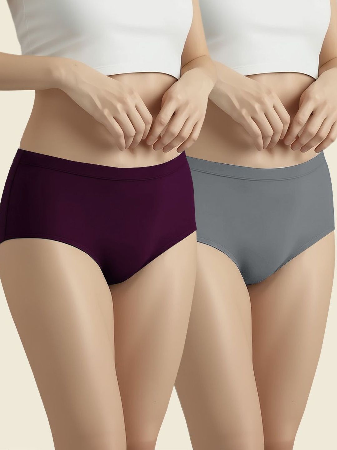 Moda Rapido Pack of 2 Mid-Rise Hipster Briefs-picture-21